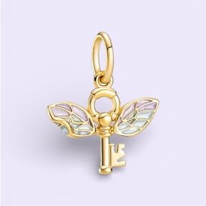 Harry Potter Gold Key Pendant charm magic